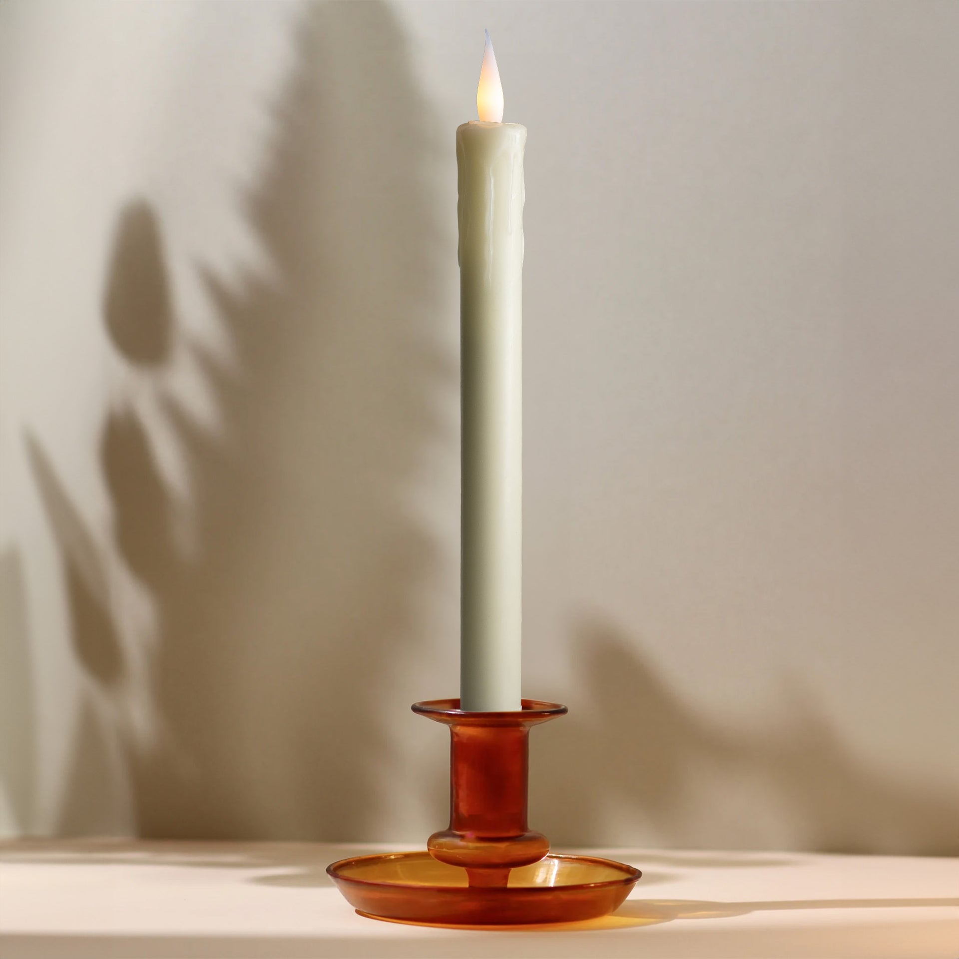 6 Pack, 10" LED Flameless Ivory Real Wax Drip Pillar Candles w/Remote Controller, On/Off Button, Dimmable, Flicker/Static Mode, Battery Operated - West Ivory LED Lighting