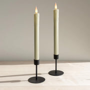 6 Pack, 10" LED Flameless Ivory Real Wax Drip Pillar Candles w/Remote Controller, On/Off Button, Dimmable, Flicker/Static Mode, Battery Operated - West Ivory LED Lighting