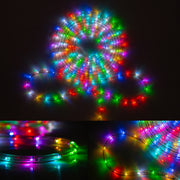 LED 10 Color Changing Rope Light 12-Modes w/ Remote Outdoor Lighting - West Ivory LED Lighting