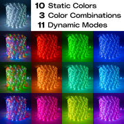 LED 10 Color Changing Rope Light 12-Modes w/ Remote Outdoor Lighting - West Ivory LED Lighting