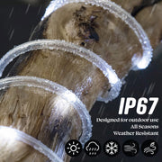LED String Lights with Protective Tubing Outdoor Lighting - West Ivory LED Lighting