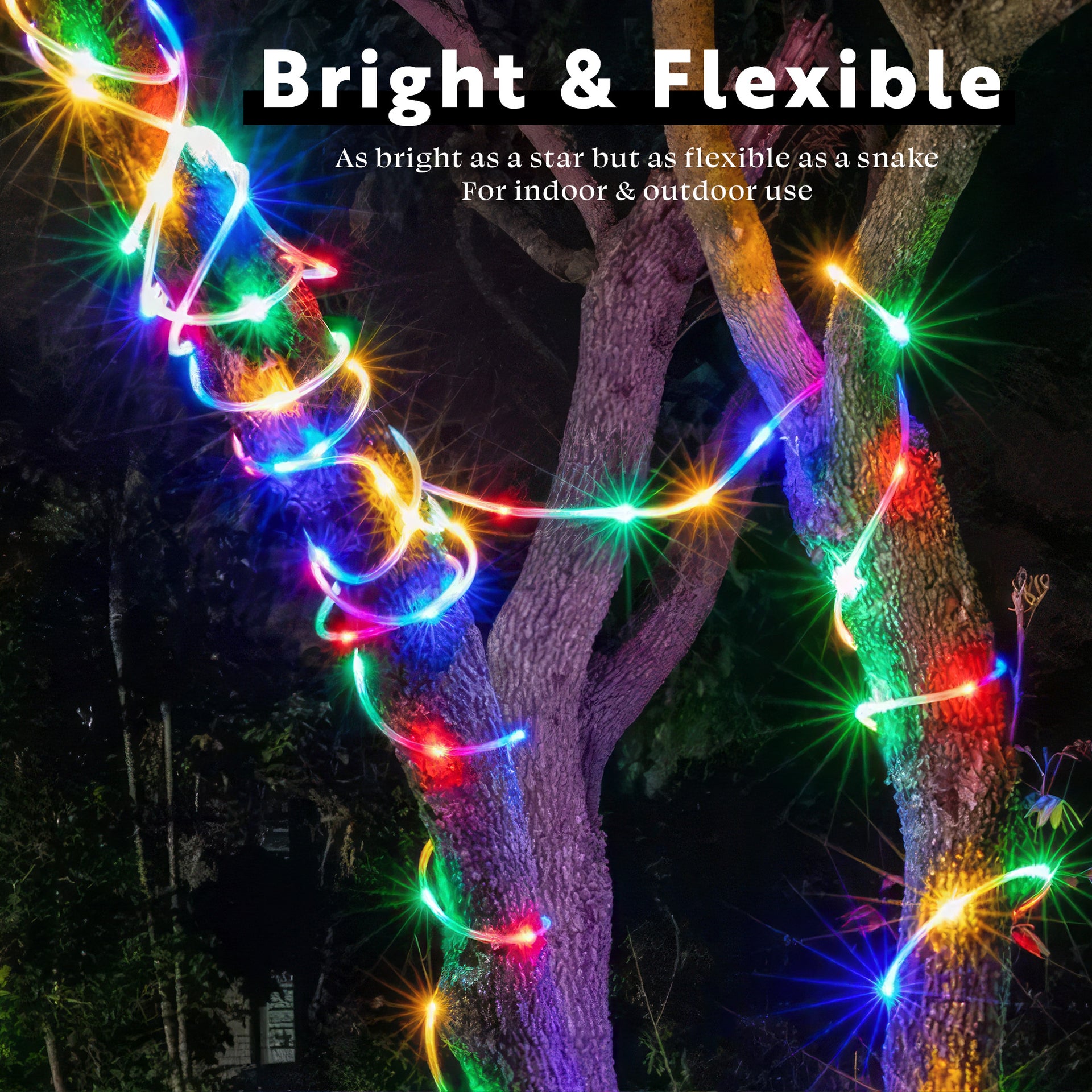 LED String Lights with Protective Tubing Outdoor Lighting - West Ivory LED Lighting