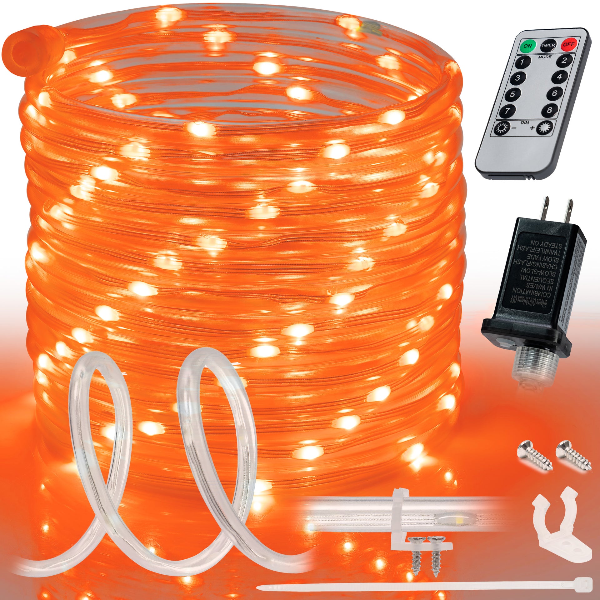 LED String Lights with Protective Tubing Outdoor Lighting - West Ivory LED Lighting