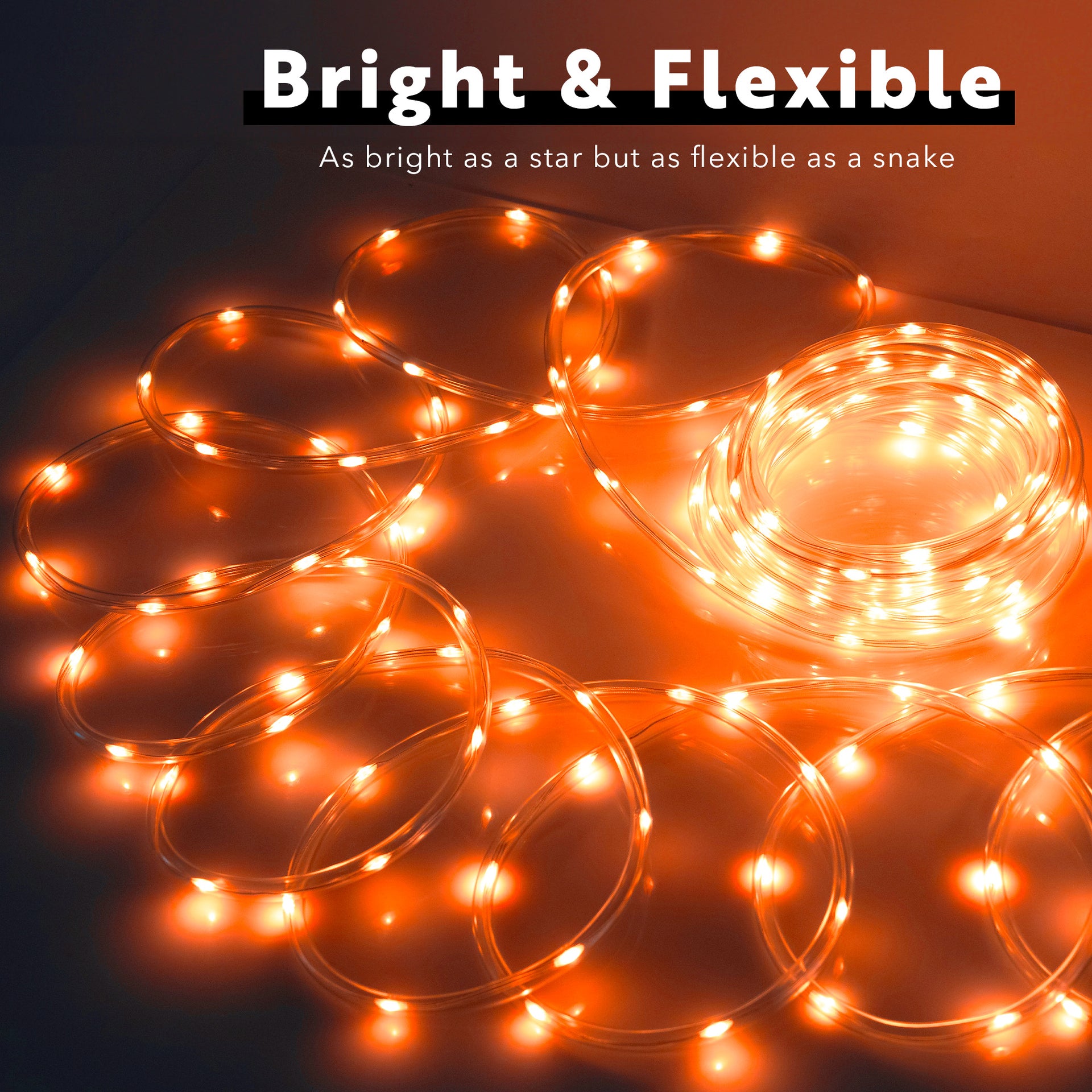 LED String Lights with Protective Tubing Outdoor Lighting - West Ivory LED Lighting