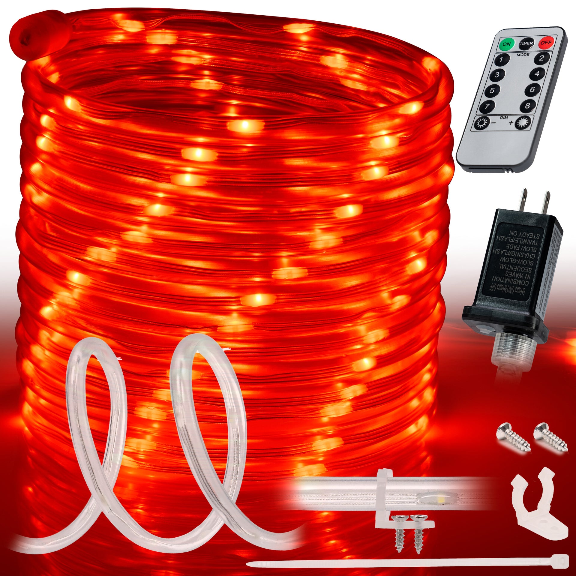 LED String Lights with Protective Tubing Outdoor Lighting - West Ivory LED Lighting