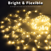 LED String Lights with Protective Tubing Outdoor Lighting - West Ivory LED Lighting