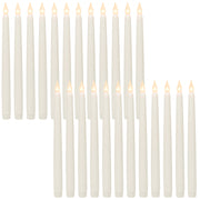 11" Ivory Taper Flameless LED Faux Wax Candle Lights - West Ivory LED Lighting
