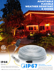 LED String Lights with Protective Tubing Outdoor Lighting - West Ivory LED Lighting