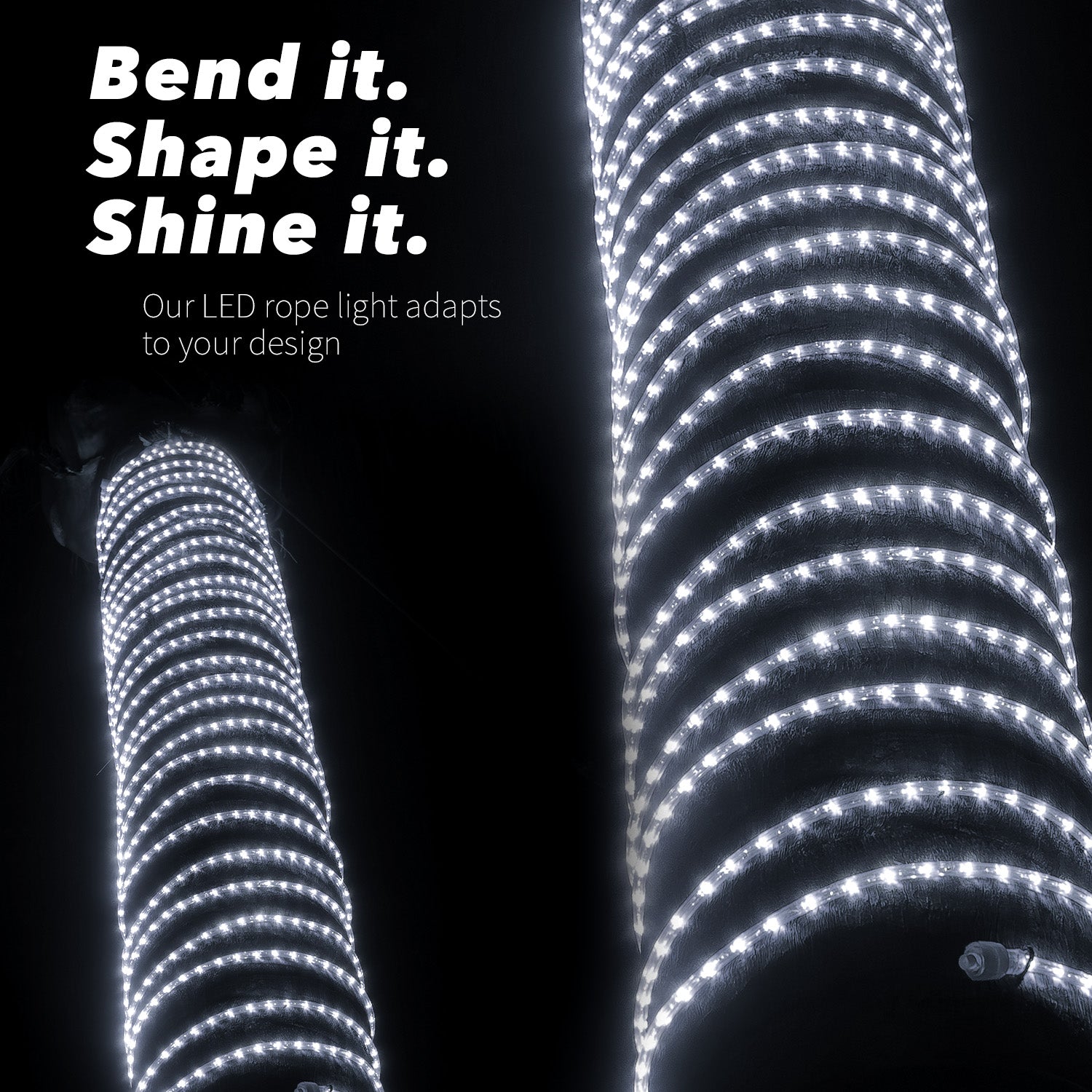 LED Rope Lights Outdoor Lighting, Outdoor ETL Certified, IP67 - West Ivory LED Lighting