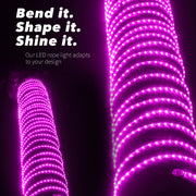 LED Rope Lights Outdoor Lighting, 8 modes - West Ivory LED Lighting