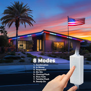 LED Rope Lights Outdoor Lighting, 8 modes - West Ivory LED Lighting