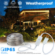 LED Rope Lights Outdoor Lighting, 8 modes - West Ivory LED Lighting