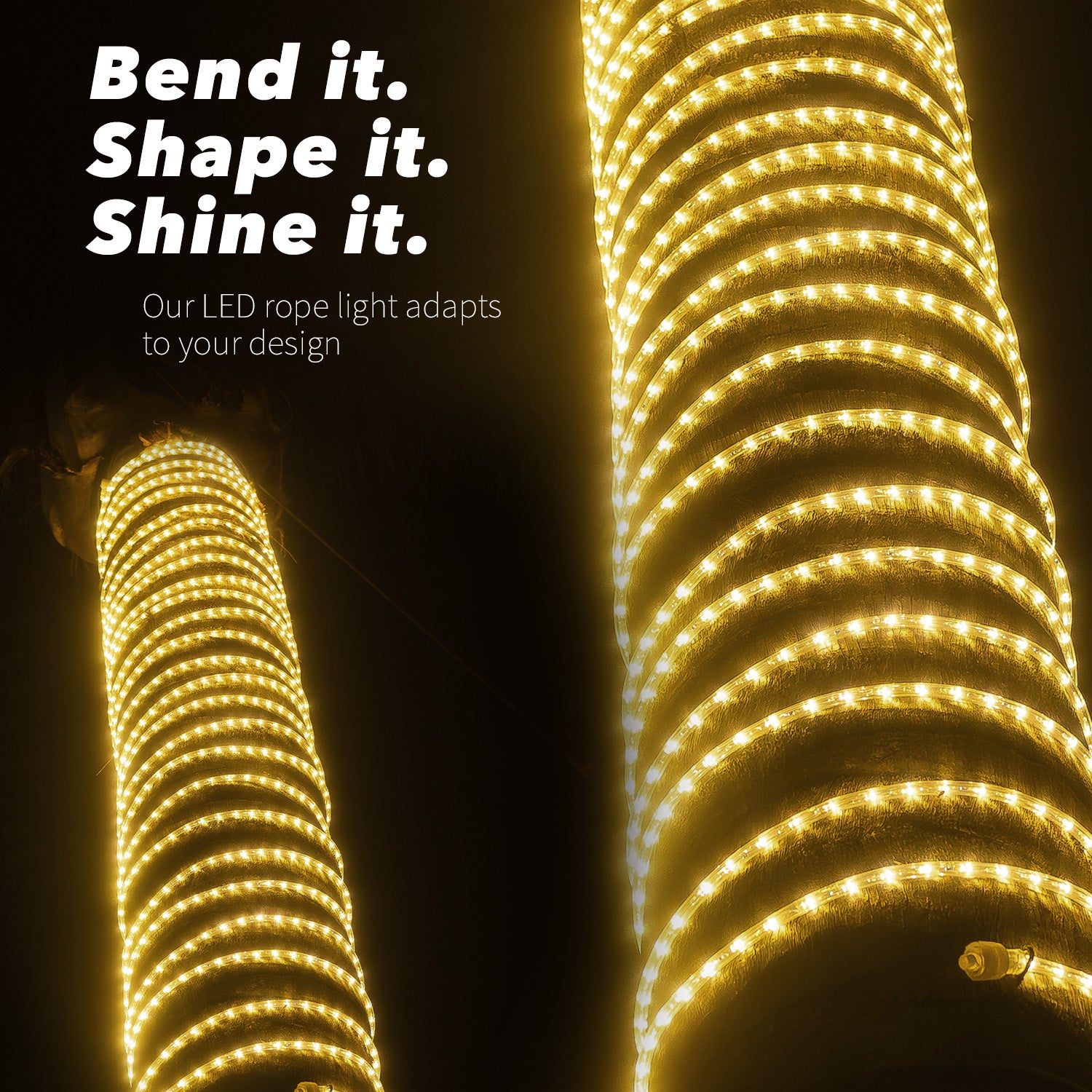 LED Rope Lights Outdoor Lighting, Outdoor ETL Certified, IP67 - West Ivory LED Lighting