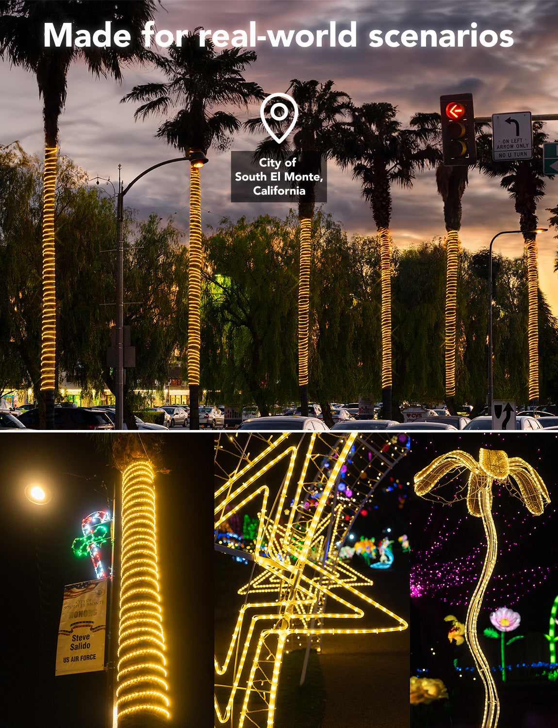 LED Rope Lights Outdoor Lighting, Outdoor ETL Certified, IP67 - West Ivory LED Lighting