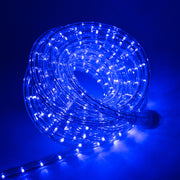 Blue 1/2" LED Rope Lights with 8 Lighting Modes Controller, IP65, Linkable - West Ivory LED Lighting