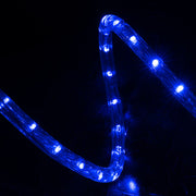 Blue 1/2" LED Rope Lights with 8 Lighting Modes Controller, IP65, Linkable - West Ivory LED Lighting
