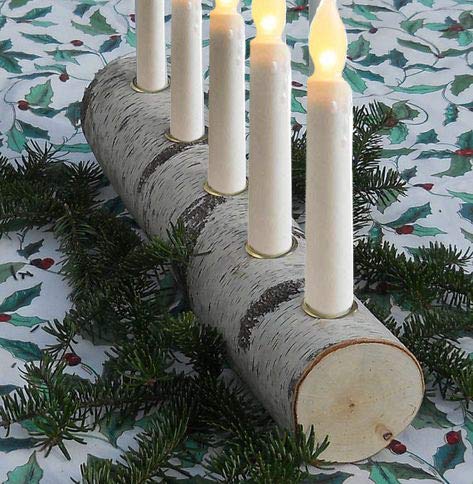 Set of 12 - 6.25" Warm White Flameless LED Taper Candles Mini Battery Operated Wax Dipped White Body - West Ivory LED Lighting