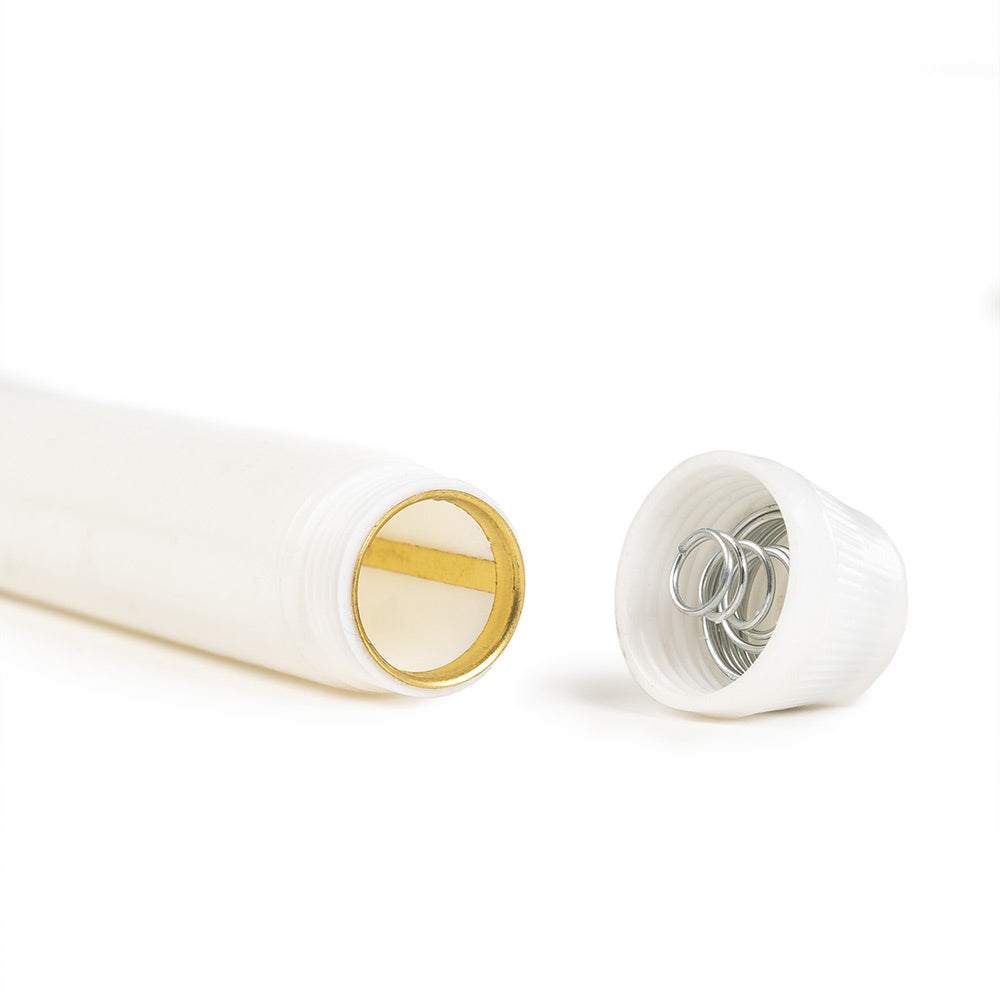 Set of 12 - 6.25" Warm White Flameless LED Taper Candles Mini Battery Operated Wax Dipped White Body - West Ivory LED Lighting