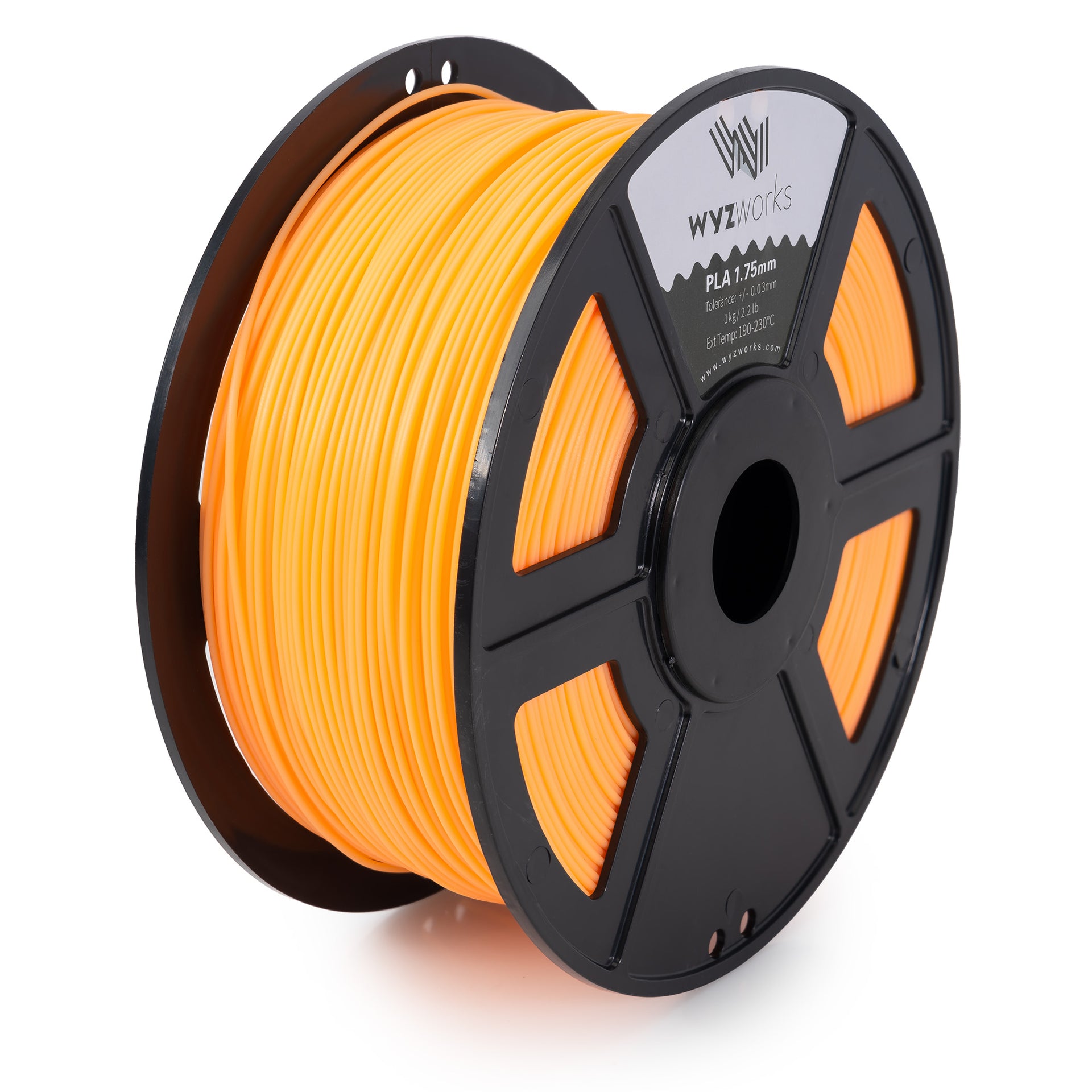 WYZworks PLA 1.75 3D Filament - West Ivory LED Lighting 