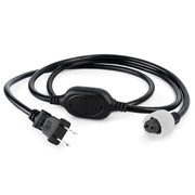 5ft LED Rope Light Power Cord with Connector Cap – 3/8" 2-Wire, Supports up to 300ft - West Ivory LED Lighting 