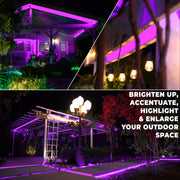 LED Rope Lights Outdoor Lighting, 8 modes - West Ivory LED Lighting 