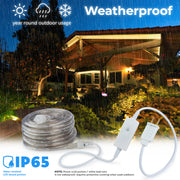 LED Rope Lights Outdoor Lighting, 8 modes - West Ivory LED Lighting 