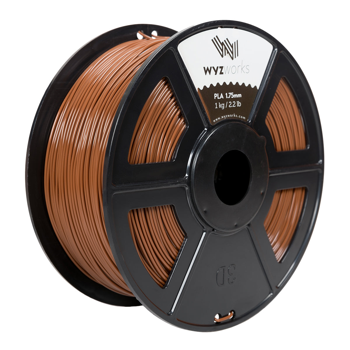 WYZworks PLA 1.75 3D Filament - West Ivory LED Lighting 