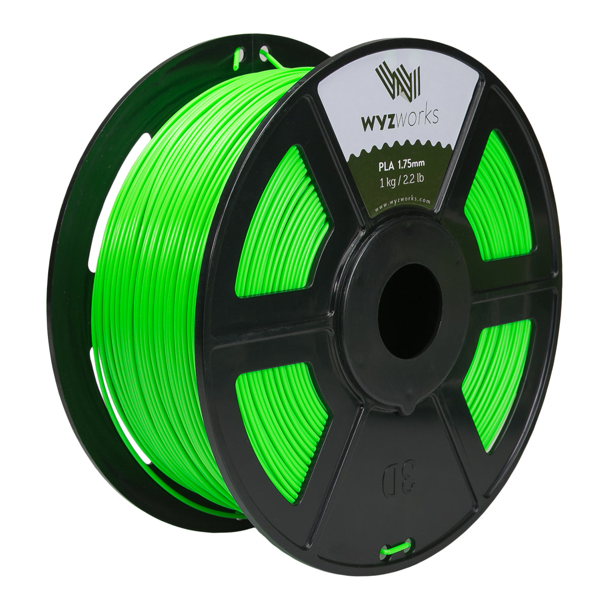 WYZworks PLA 1.75 3D Filament - West Ivory LED Lighting 