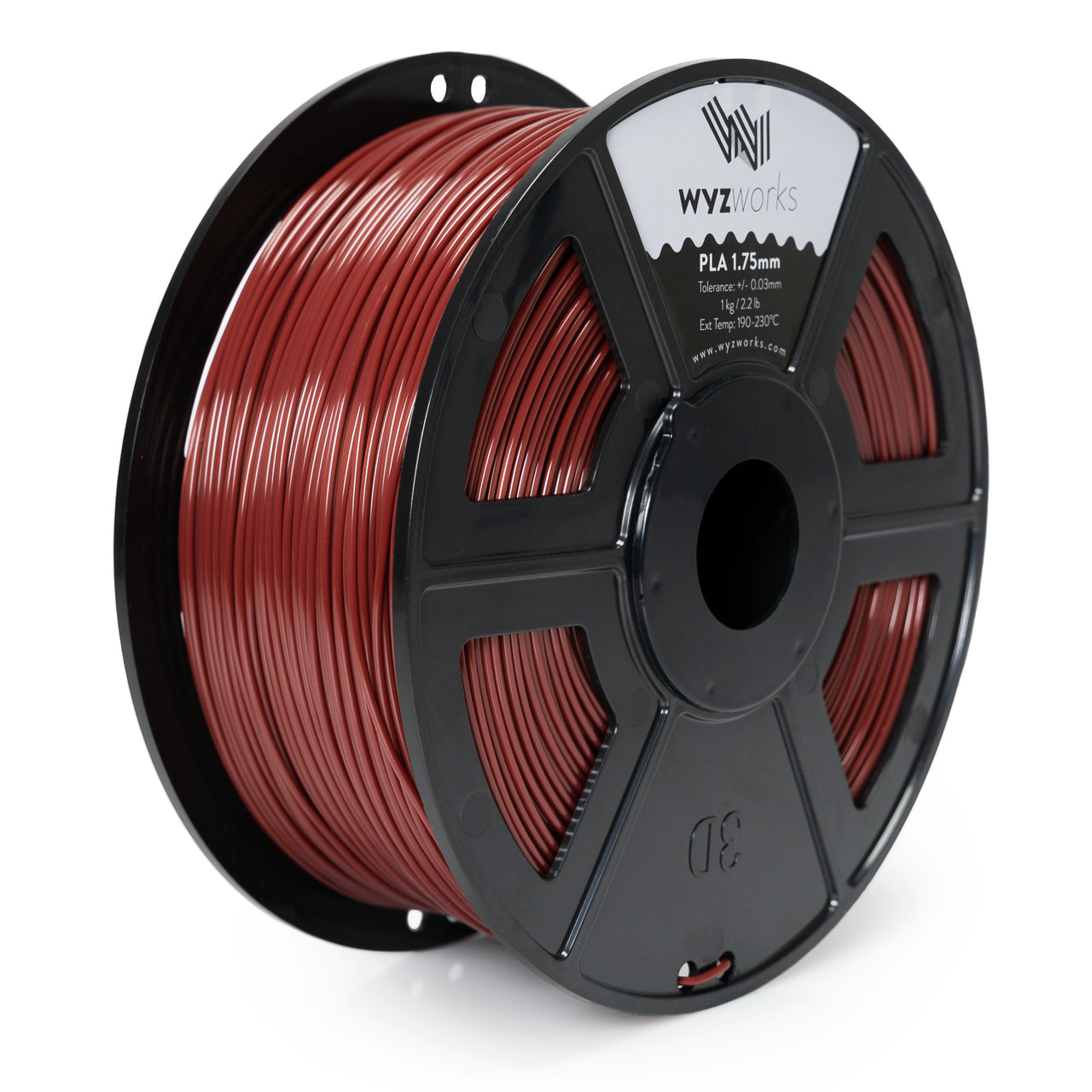 PLA 1.75 3D Filament (1KG, 2.2lbs)