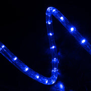 Blue 1/2" LED Rope Lights with 8 Lighting Modes Controller, IP65, Linkable - West Ivory LED Lighting 